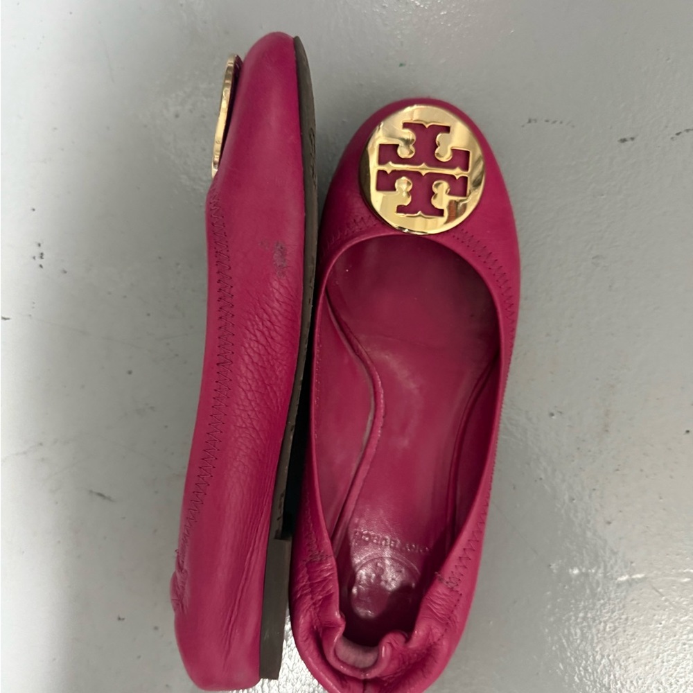 Tory Burch Pink Ballet Flats